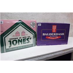 Keeping Up With The Jones’ & Balderdash Board Games