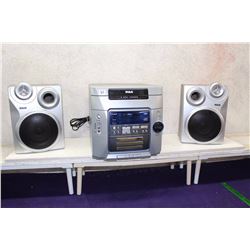 RCA 5 Disc Changer Stereo & 2 Speakers (Working)