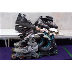 Lot of Roller Skates (4 Pairs)