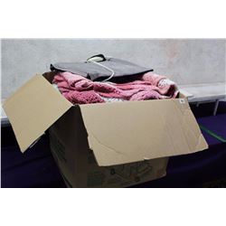 Lot of Blankets (5 Including 1 Heated Blanket)