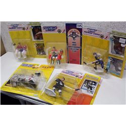 Starting Lineup NHL Figures (5)(John Vanbiesbrouck, Pat LaFontaine, Patrick Roy, Luc Robitaille, Mar