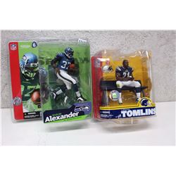 NFL Figures (2)(LaDainian Tomlinson & Shaun Alexander)