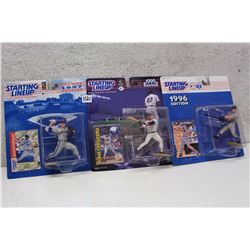 Starting Lineup MLB Figures (3)(Geronimo Berroa, Nomar Garciaparra & Jason Isringhausen)