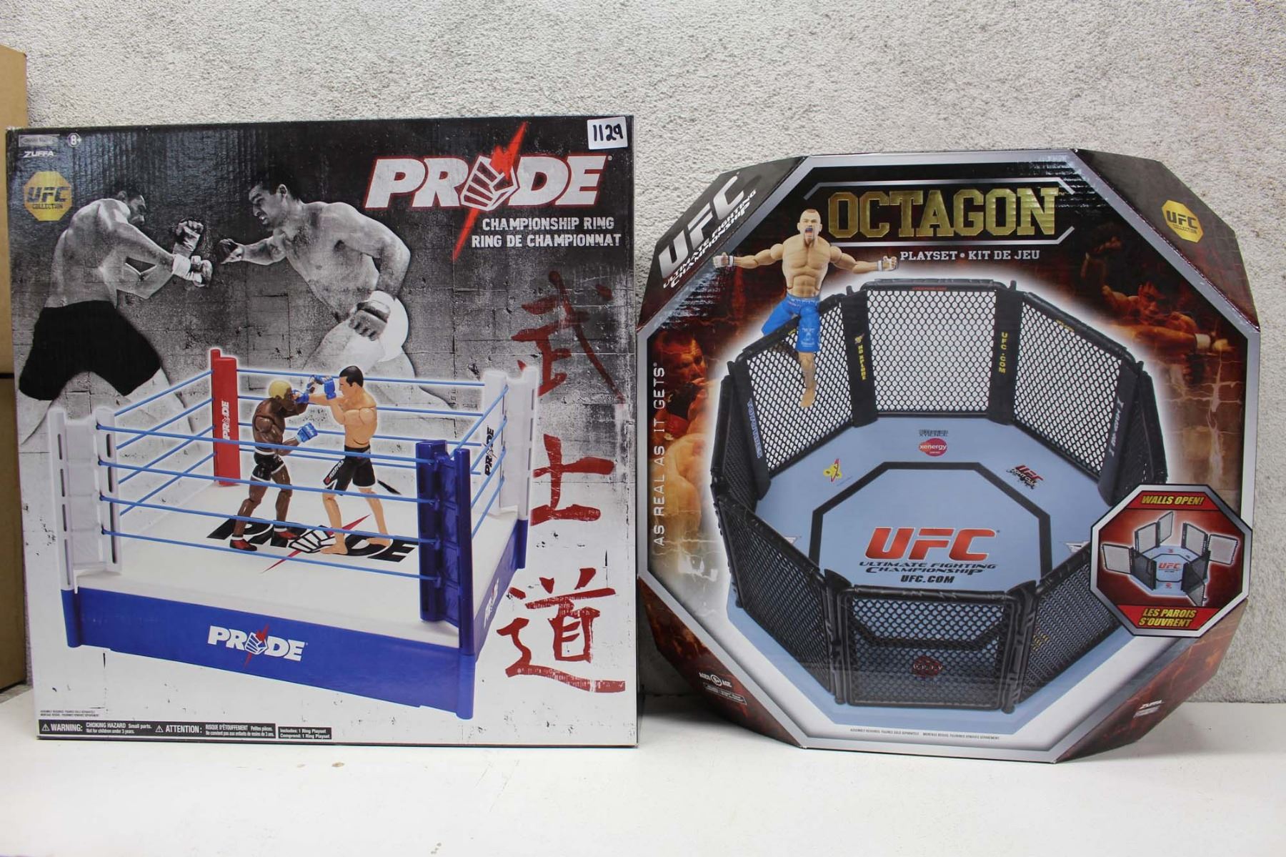 UFC Octagon Playset & UFC Pride Championship Ring - Bodnarus Auctioneering