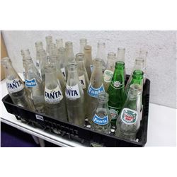 Lot of Fanta & Canadian Dry Glass Bottles (26)