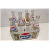 Image 1 : Lot of Pepsi Glass Bottles & Case (7)