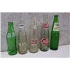 Image 1 : Lot of Assorted Soda Glass Bottles (5)(H.P’S North Battleford, Dr Pepper, Stubby, Fresca, Sprite)