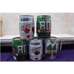 Assorted Bubba Cans (5)