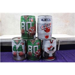 Assorted Bubba Cans (5)