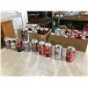 Image 1 : Lot of Assorted Soda & Liquor Cans (40)(Coke, Dr Pepper, Molson Canadian, etc;)
