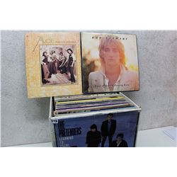 Box of LP Records (Ace, Rod Stewart, etc;)