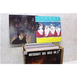 Box of LP Records (Spoons, Nick Gilder, etc;)