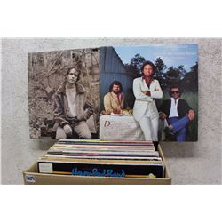 Box of LP Records (Robbie Nevil, Larry Gatlin & The Gatlin Brothers Band etc;)