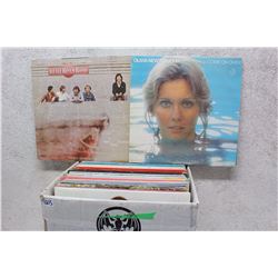 Box of LP Records (Olivia Newton-John, Little River Band, etc;)