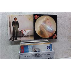 Box of LP Records (The Cars, Eric Clapton, etc;)