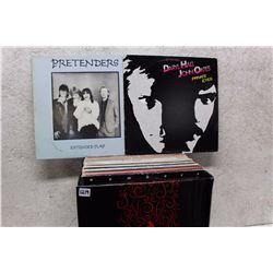 Box of LP Records (Pretenders, Daryl Hall & John Oates, etc;)