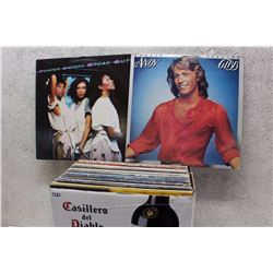 Box of LP Records (Andy Gibb, Pointer Sisters, etc;)