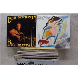 Box of LP Records (Bob Murphy, Rita Coolidge, etc;)