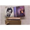 Image 1 : Box of LP Records (James Taylor, Aldo Nova, etc;)