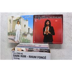 Box of LP Records (Jimmy Messina, Myles, etc;)