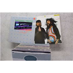 Box of LP Records (Rational Youth, Seals & Crofts, etc;)