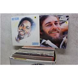 Box of LP Records (Billy Ocean, Paul Davis, etc;)