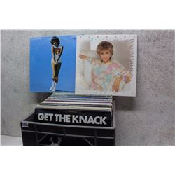 Crate of LP Records (Streisand, Barbra Mandrell, etc;)