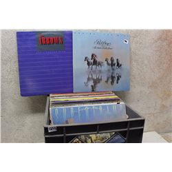 Crate of LP Records (The Arrows, Bob Seger, etc;)