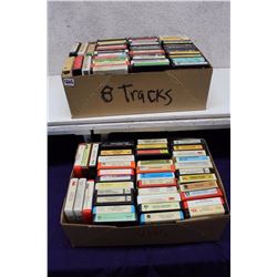 Lot of 8 Tracks (Bee Gees, Kenny Rogers, etc;)