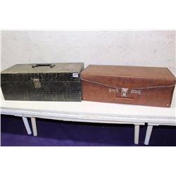 Lot of 8 Tracks (Abba, George Strait, etc;) & 8 Track Cases(2)