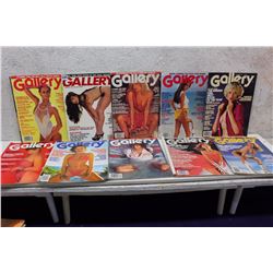 Lot of Gallery Magazines (10)(Various Dates 1978-1996)