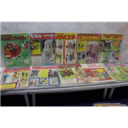 Lot of Cartoon Adult XXX Magazines (10)(Popular Jokes, Cartoon Fun & Comedy, etc;)