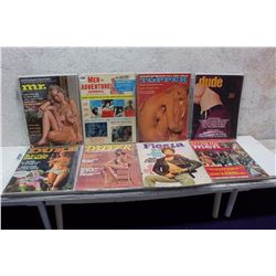 Lot of Misc Adult XXX Magazines (8)(Topper, Dude, etc;)