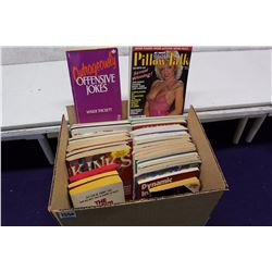 Lot of Adult XXX Mini Magazines & Books on Jokes (34)(Oui, Human Digest, Outrageously Offensive Joke