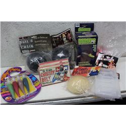 Lot of Adult XXX Toys & Novelties (Sex Ice Maker, Robotic Vibrating Male Extension, etc;)