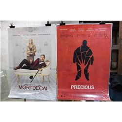 Lot of Movie Posters (2)(Mortdecan & Precious)