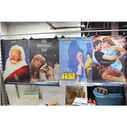 Lot of Movie Posters (5)(Showtime, Santa Claus, etc;)