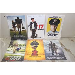 Lot Of Movie Posters (6) (The Blind Side, Noah, Bad Grandpa, 17 Again, Etc)