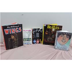 Lot Of Beatles Books (5) (Wings, Tell Me Why, Yesterday, Etc)