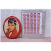 Image 1 : Lot of Elvis Stamps(40) & Elvis Oval Picture