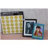 Image 1 : Lot of Elvis Items (Framed Photo of Elvis, Mini Magazine & Worldwide 50 Gold Award Hits, Vol.1 LP Re