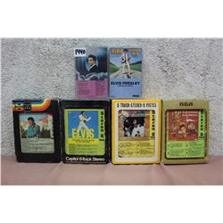 Lot of Elvis 8 Tracks (4) & Cassette Tapes (2)