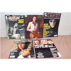 Lot Of Music Magazines (Jimi, John Travolta, Alice Cooper, Led Zebblin, Neil Young)