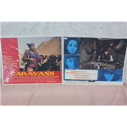 Movie Original Lobby Cards (2) (Caravans, Secret Ceremony)