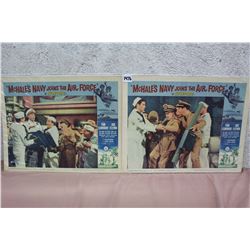 Movie Original Lobby Cards (2) (Mchale’s Navy Joins The Air Force)