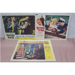 Movie Original Lobby Cards (3) (Trouble In The Glen, Return From The Sea, The Rawhide Years)