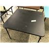 Image 2 : Black Folding Card Table