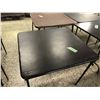 Image 2 : Black Folding Card Table