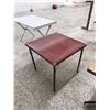 Image 2 : Red Folding Card Table