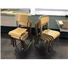 Image 1 : Lot of Stack-able Metal Framed Chairs (11)